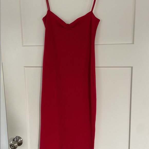 Reformation Mena Dress in Cherry (Size S) NWOT - Picture 4 of 4